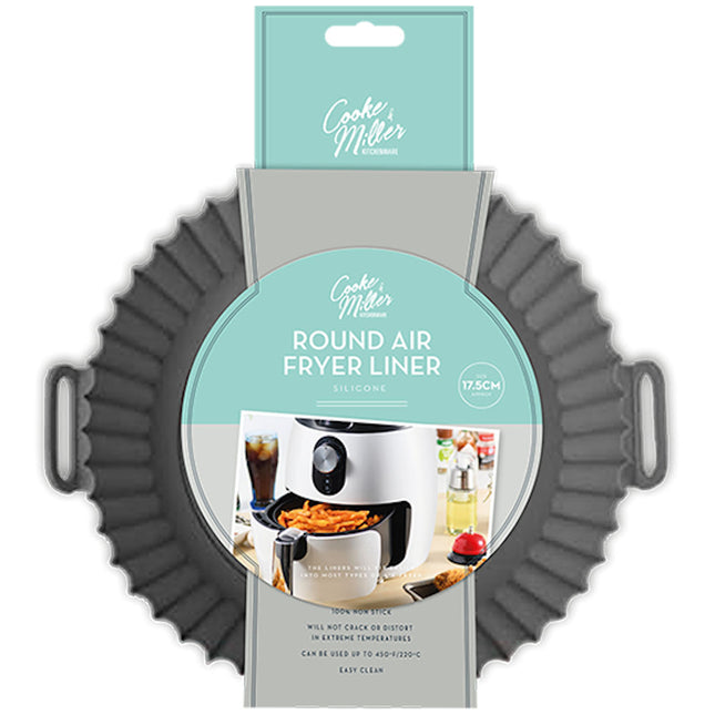 Air Fryer Round Silicone Liner - 17.5cm