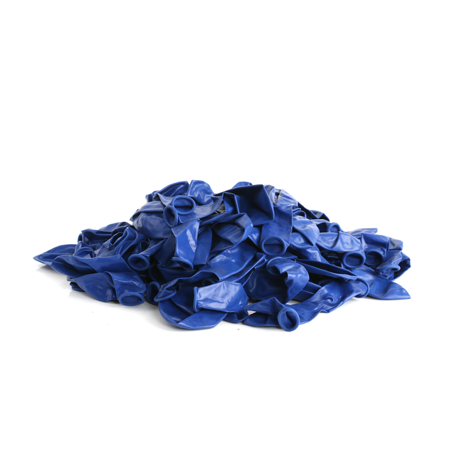 Pearlised Royal Blue 7" Latex Balloons – 100 Pack