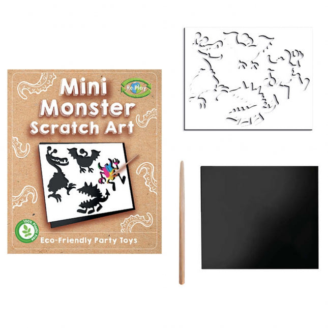 Play Mini Monster Scratch Art (Single)