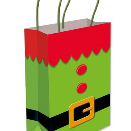 6 Elf Tunic Paper Handle Bags