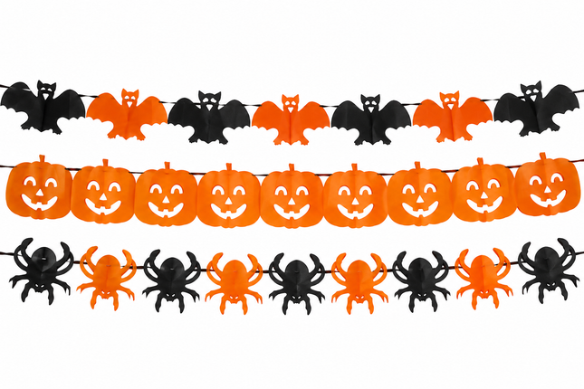 Halloween Paper Garland Assorted