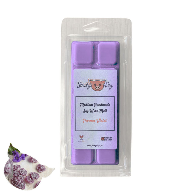 Stinky Pig Highly Scented Soy Wax Melt Clam - 50g Parma Violet