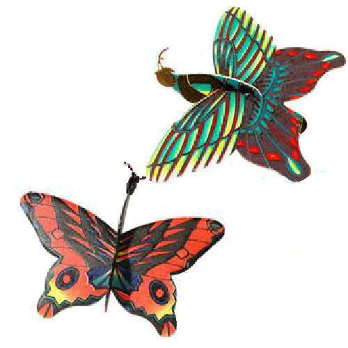 Butterfly Polystyrene Plane Gliders - 6 Pack
