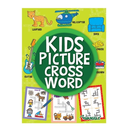 Kids Picture Crossword Puzzle Book