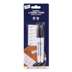 2 Fabric Pens & Labels