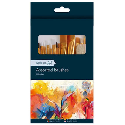 Artist Paint Brushes - 25 Pack