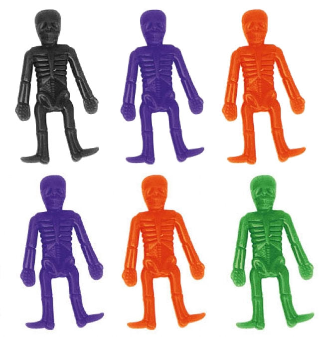 Stretchy Halloween Skeletons - 6 Pack