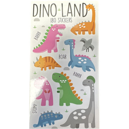 Dinoland Sticker Book - 180 Stickers