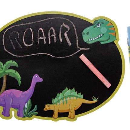 Dinosaur Blackboard & Chalk
