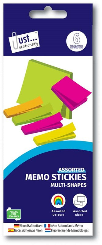 6 Neon Sticky Notes