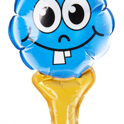 6 Emoji Face Self-Inflating Handheld Balloons