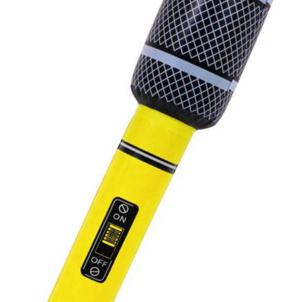 Inflatable Microphone – Neon Yellow