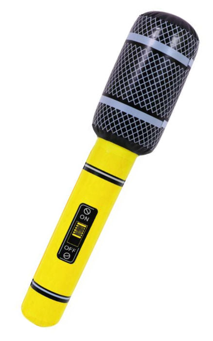 Inflatable Microphone – Neon Yellow