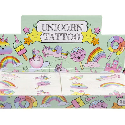 Unicorn Tattoo Sheet - Single
