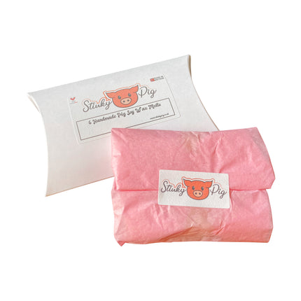 6 Candy Cane Wax Melt Pigs