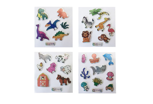 Animal Metallic Shiny Sticker Sheet - Single