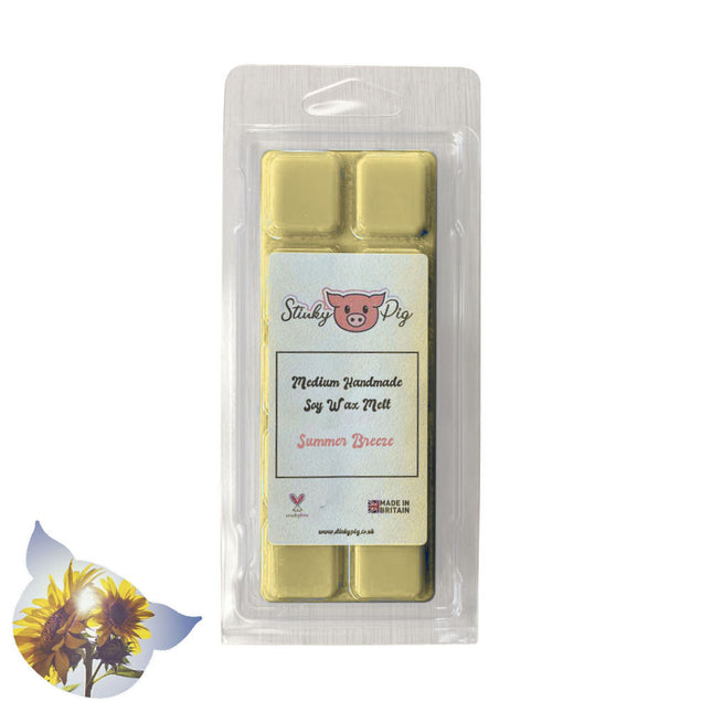 Stinky Pig Highly Scented Soy Wax Melt Clam - 50g Summer Breeze