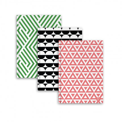 A5 Geo Hardback Notebook