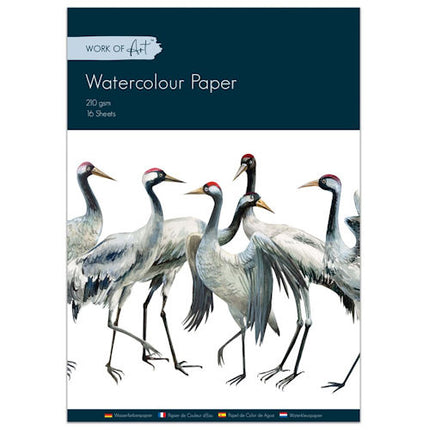 16 Sheet Watercolour Paper Pad