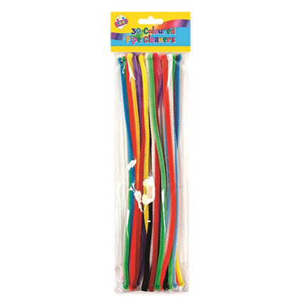 30 Coloured Pipe Cleaners (Pack)