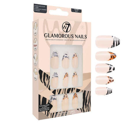 W7 Cosmetics Glamorous False Nails - Safari Way