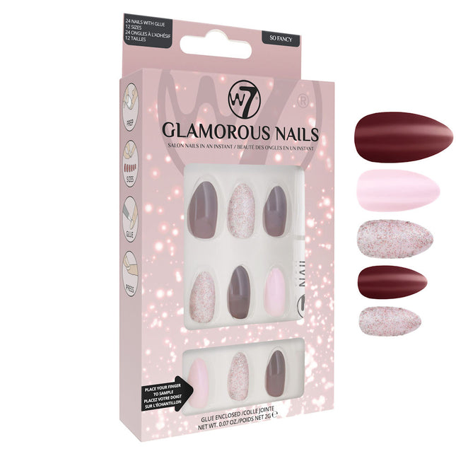 W7 Cosmetics Glamorous False Nails - So Fancy