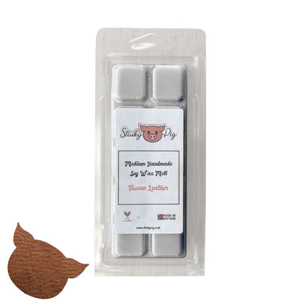 Tuscan Leather 50g Soy Wax Melt Clamshell