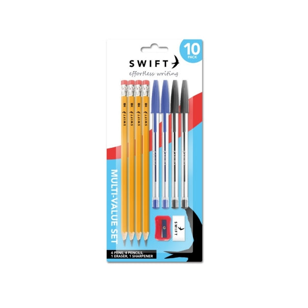 10 Piece Multi Value Set