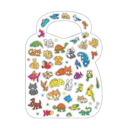 Mermaid/Pets Colouring & Sticker Bag Book