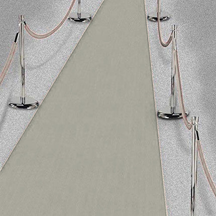 White Hollywood Carpet Runner