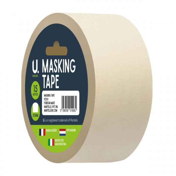 Masking 50mm x 15m Tape Roll