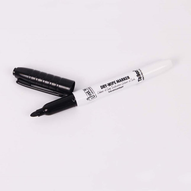 4 Black Dry-Wipe Board Markers