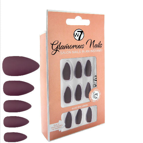 W7 Cosmetics Glamorous False Nails - After Sundown