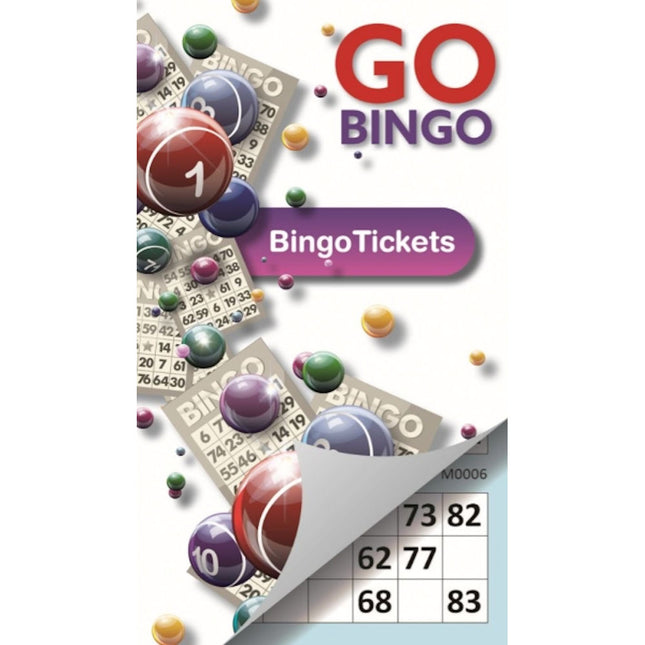Bingo Tickets - Assorted 20.6cm x 12cm
