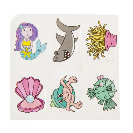 Sea Animal Tattoo Sheet - Single
