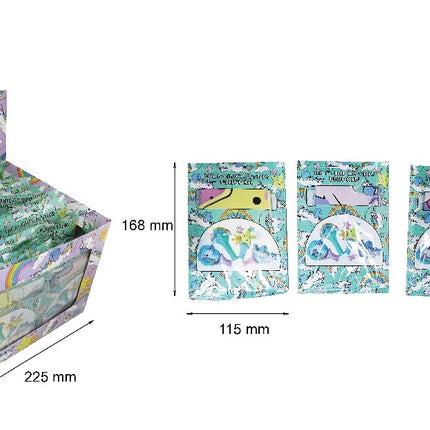 Unicorn Self-Inflating Handheld Balloons - 6 Pack