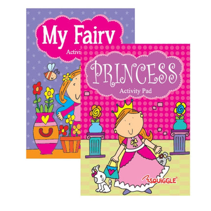 A6 Pocket Colouring Book Princess & Fairy – Assorted