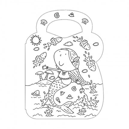 Mermaid/Pets Colouring & Sticker Bag Book