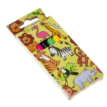 6 Wild Animal Halfsize Colouring Pencils