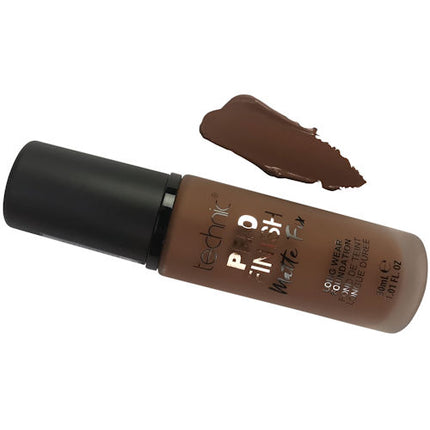 Technic Cosmetics Pro Finish Matte Foundation No Shine Mocha - Makeup Beauty Matte Finish Foundation