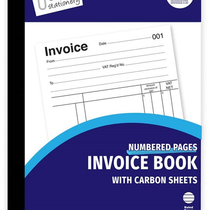 1-80 Invoice Book & Carbon Sheet