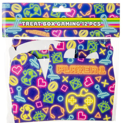Gamer Small Treat Boxes - 12 Pack