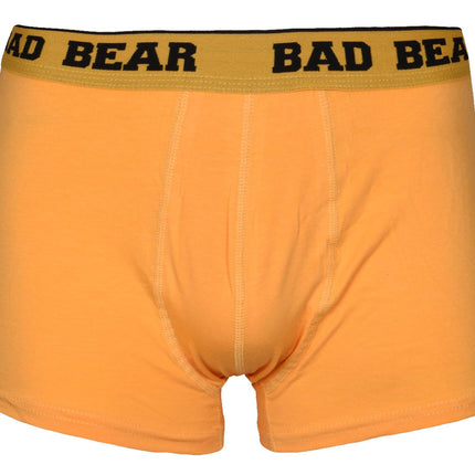 Medium Bad Bear Mustard Boxer Shorts (3 Pack)