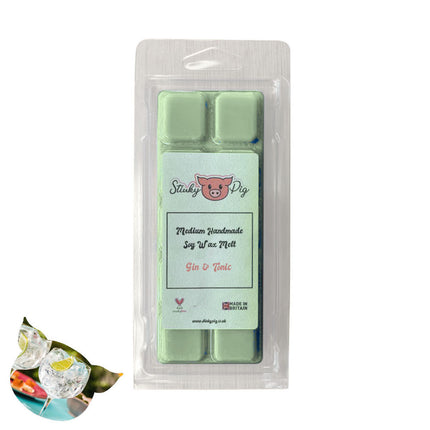 Stinky Pig Highly Scented Soy Wax Melt Clam - 50g Gin & Tonic