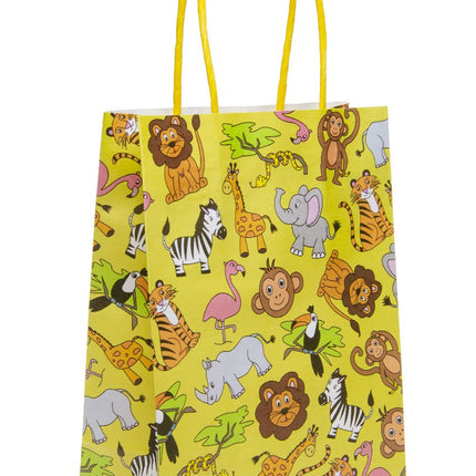 Wild Animal Paper Gift Bag - Single