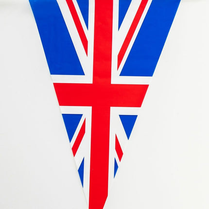 Union Jack 7m Triangle Flag Bunting