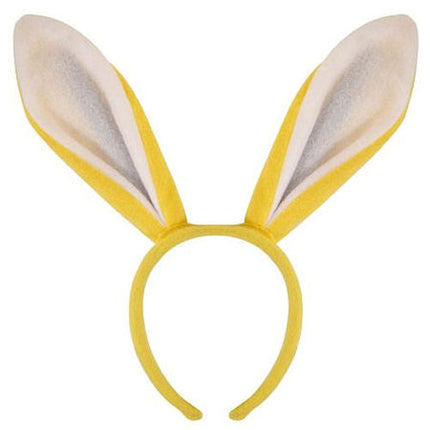 Yellow Bunny Ears On Headband