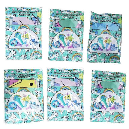Unicorn Self-Inflating Handheld Balloons - 6 Pack
