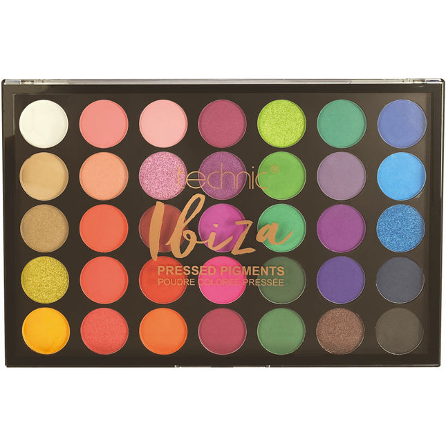 Technic Cosmetics 35 Colour Bright Colours Eyeshadow Palette - Ibiza