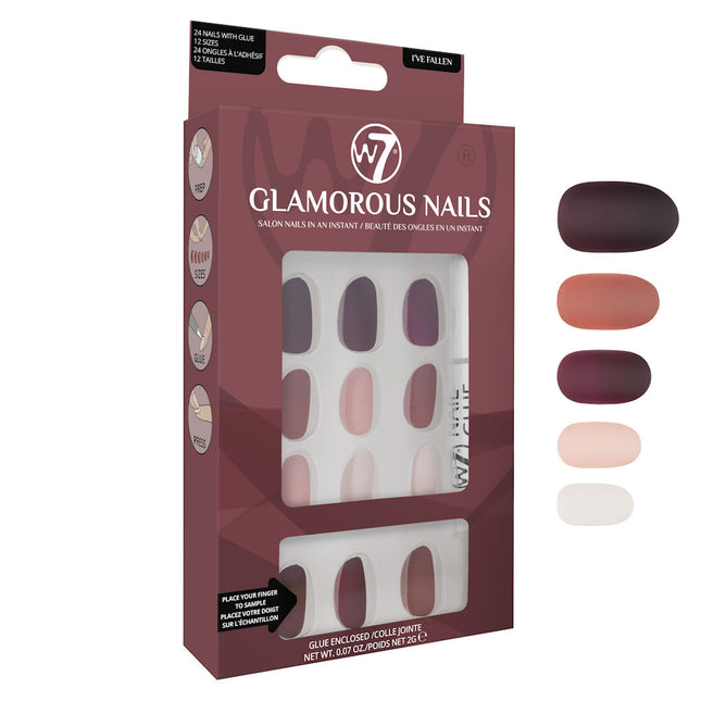W7 Cosmetics Glamorous False Nails - I've Fallen
